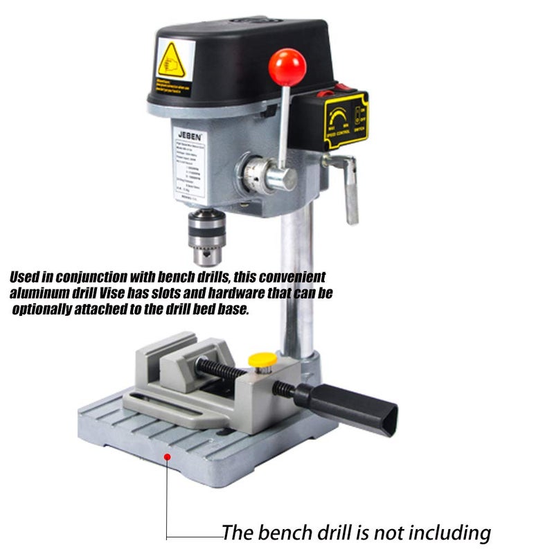Annurssy Mini Vise Multi-function Electric Bracket Drill Press Clamps Aluminum Alloy Bench Vice - Image 4